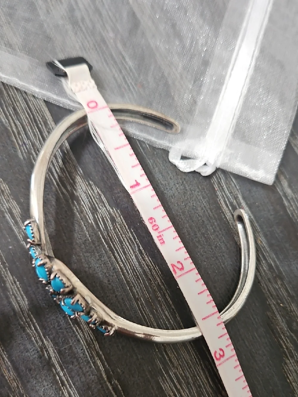 Carolyn Pollack Turquoise Cuff Bracelet - Picture 4 of 4